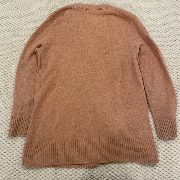 Madewell Maysfield Donegal Cardigan in Blush, Size Small - Picture 4 of 6